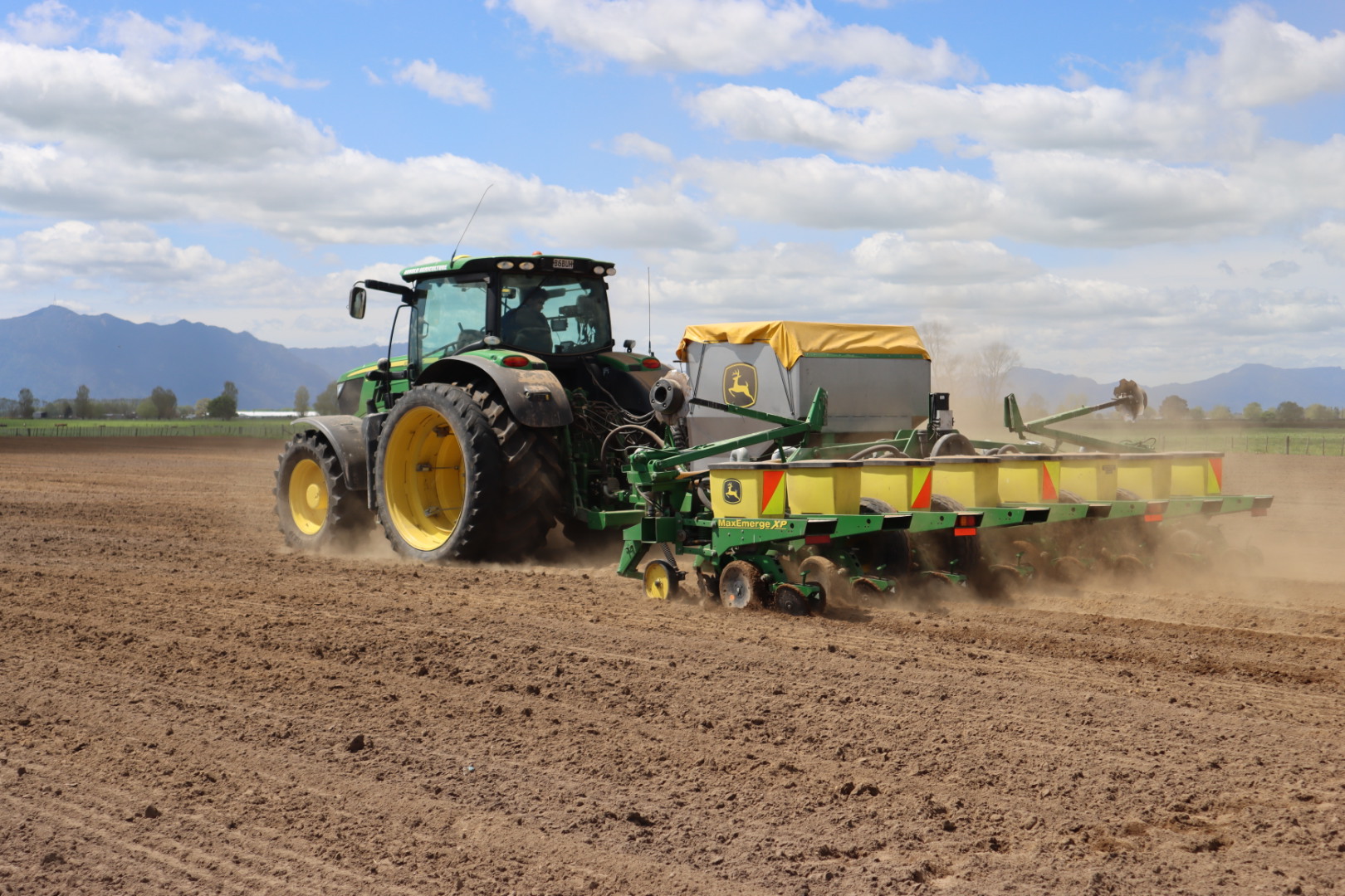 Cultivation and ground work in the paddock