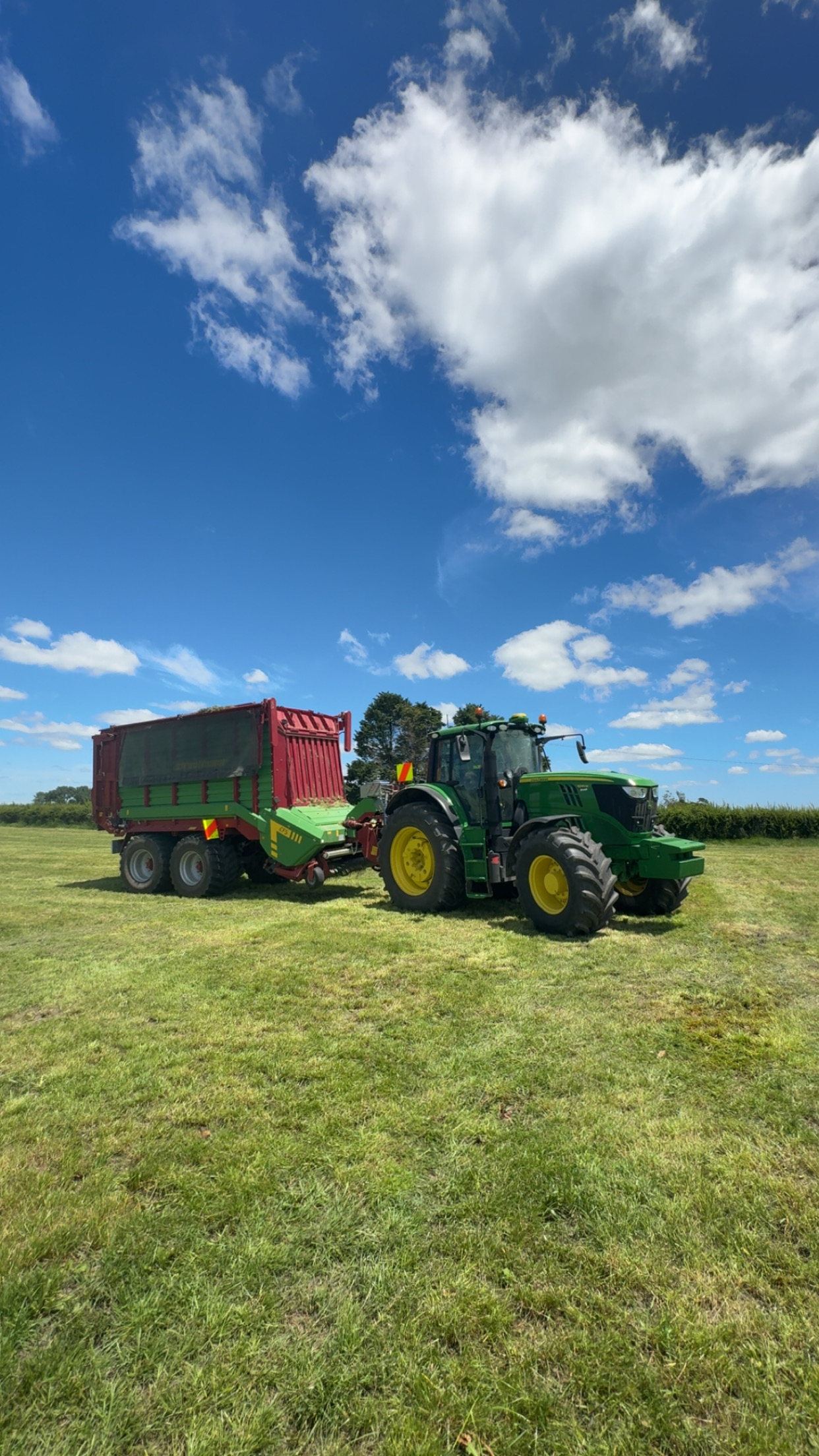 Grass silage harvest